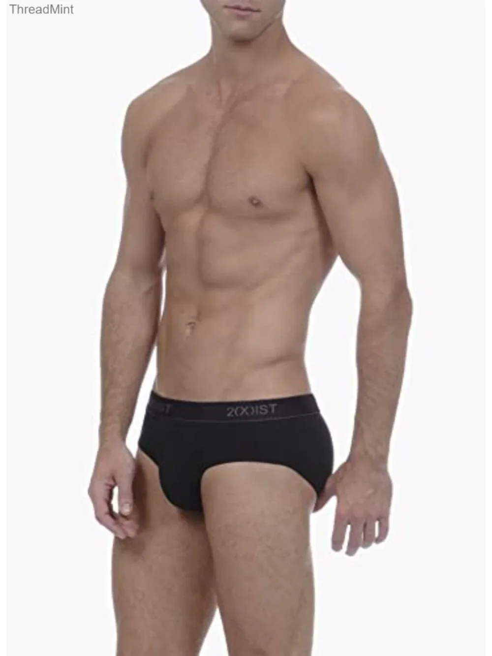 2-Pack Essential No-Show Briefs Cotton Low Rise Contour Pouch Underwear